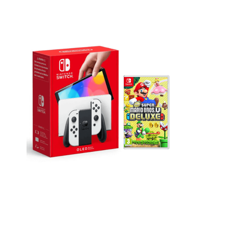 Nintendo Switch OLED + Super Mario 3D World Bundle
